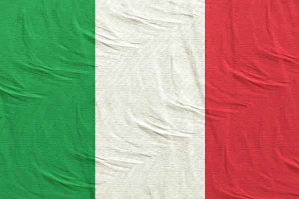 Italien Flagge schwenken — Stockfoto