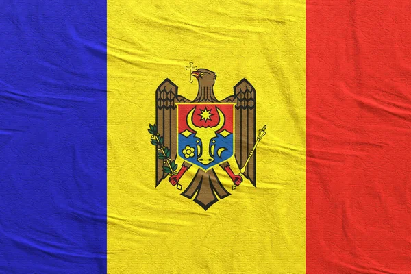 Moldavië vlag zwaaien — Stockfoto