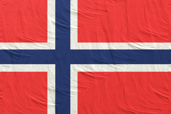 Norway flag waving — Stock Photo, Image