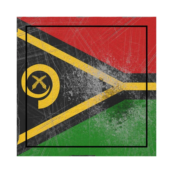 Bandeira velha de Vanuatu — Fotografia de Stock