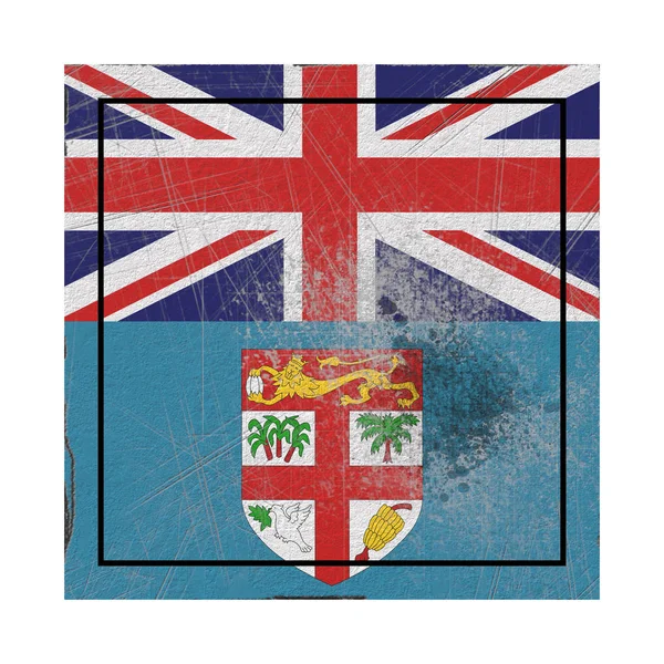 Alte Fidschi-Fahne — Stockfoto