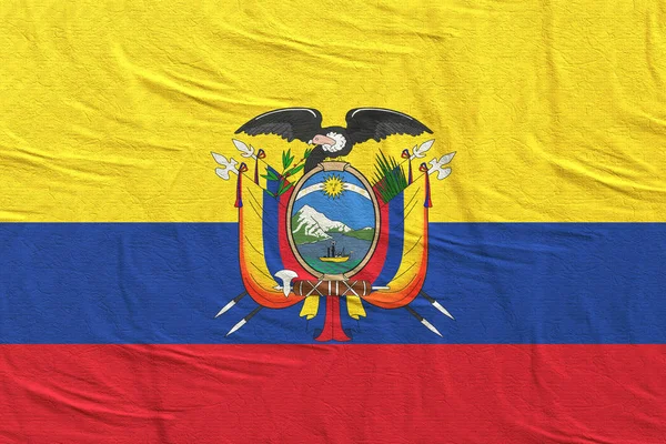 Bandera de Ecuador ondeando —  Fotos de Stock