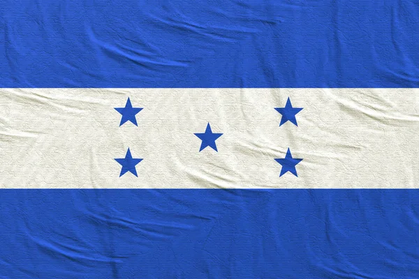 온두라스 국기를 흔들며 — 스톡 사진