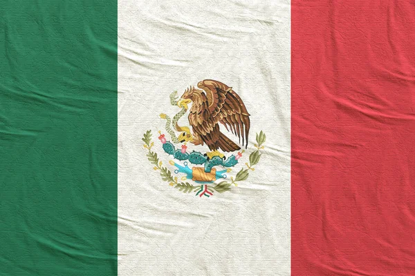 メキシコの国旗を振って — ストック写真