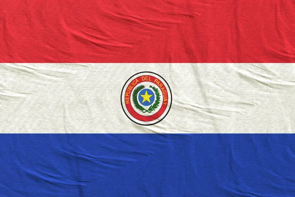 Repubblica del Paraguay bandiera sventola — Foto Stock