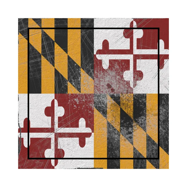 Ancien drapeau de l'État du Maryland — Photo