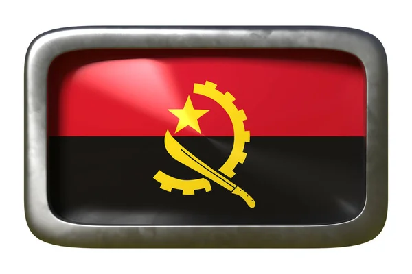 Signo de bandera de Angola — Foto de Stock