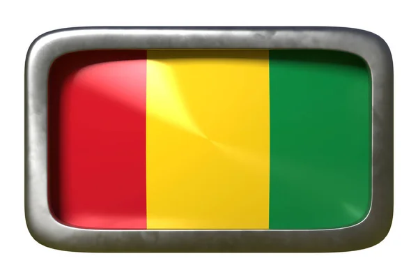 Guinea Flag jel — Stock Fotó