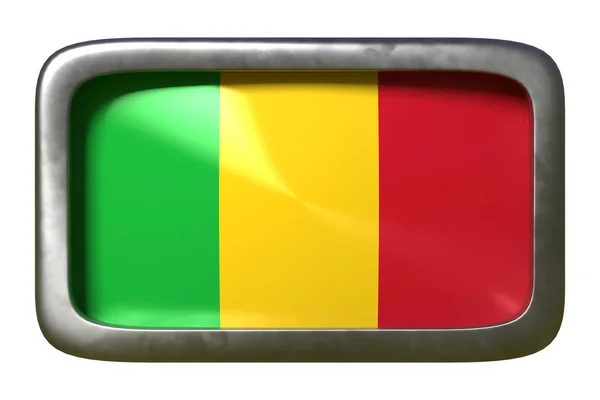 Znak flagi Mali — Zdjęcie stockowe