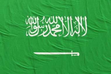 Suudi Arabistan bayrağının 3d render