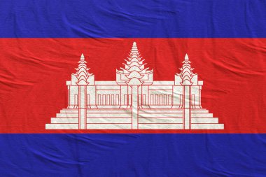 Kamboçya bayrağının 3d render