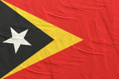 Timor-Leste bayrağının 3d render