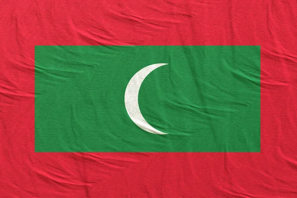 3d rendering of Maldives flag — Stock Photo, Image