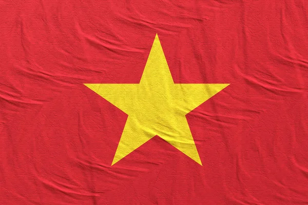 3D απόδοση της σημαίας του Βιετνάμ — Φωτογραφία Αρχείου
