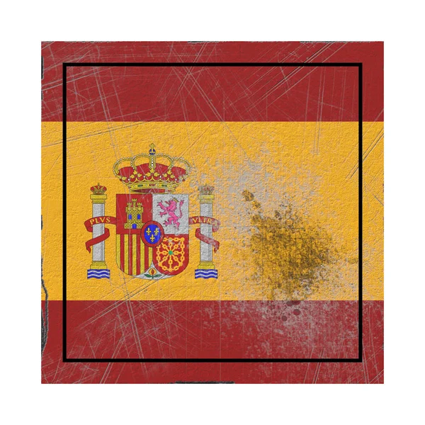 Παλιά σημαία της Ισπανίας — Φωτογραφία Αρχείου
