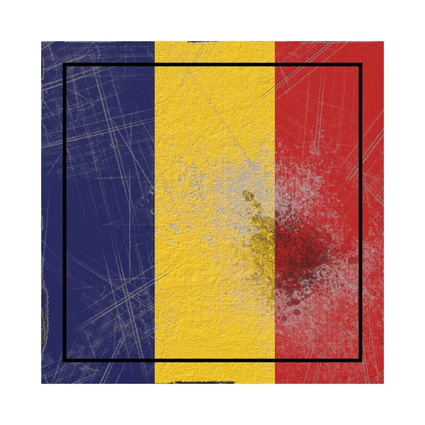 Старе прапор Румунії — стокове фото