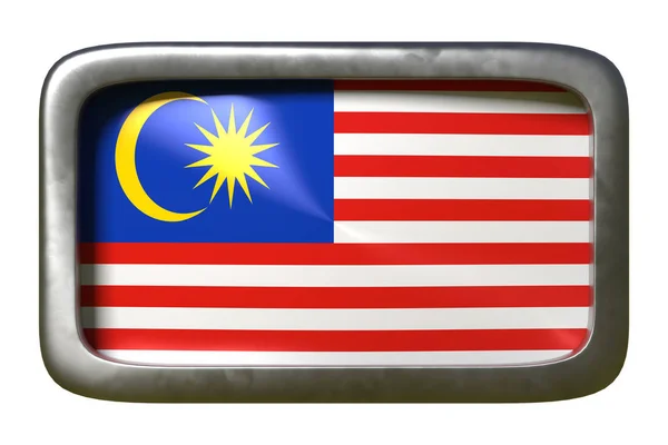 Malaysia flagga tecken — Stockfoto