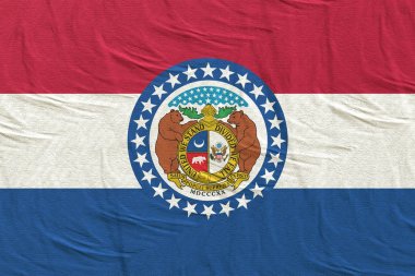 Missouri Devlet bayrağı 3d render