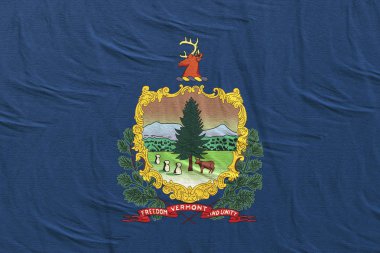 Vermont State bayrağının 3d render