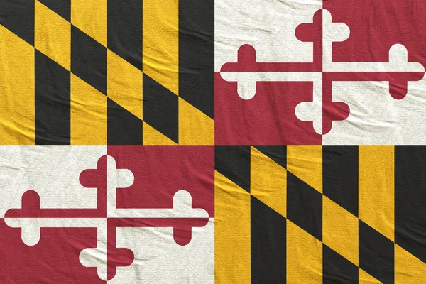 3d rendu du drapeau de l'État du Maryland — Photo