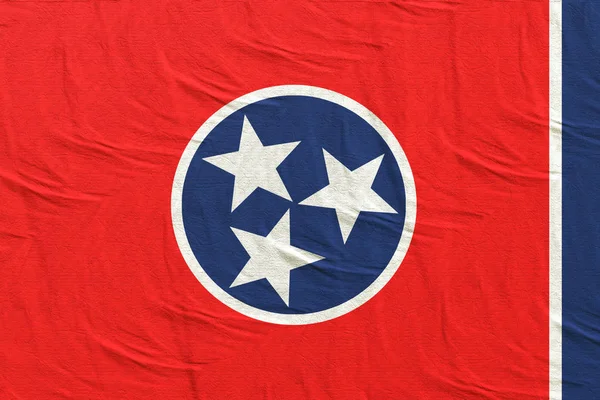 3d representación de la bandera del estado de Tennessee —  Fotos de Stock