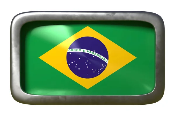 Brasil Bandeira Sinal — Fotografia de Stock