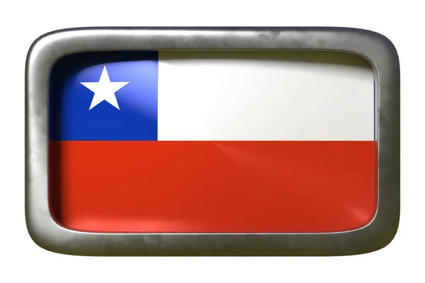 Señal de bandera de Chile — Foto de Stock