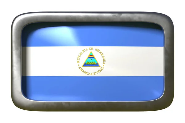 Nicarágua Bandeira sinal — Fotografia de Stock