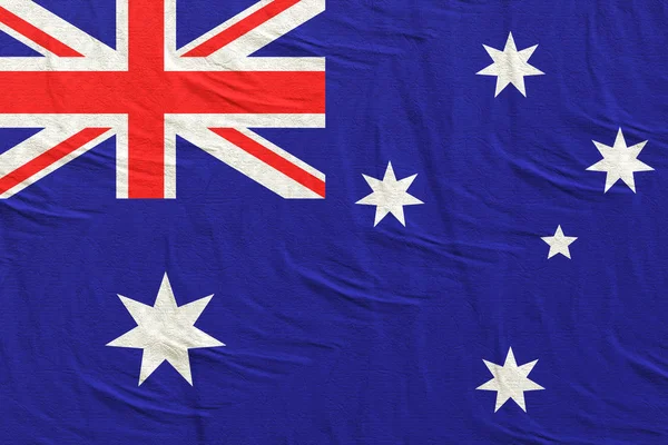 Ausztrália zászlója 3D renderelés — Stock Fotó