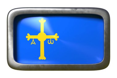 Asturias İspanya topluluk bayrak işareti