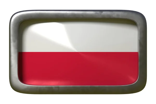 Pologne drapeau signe — Photo