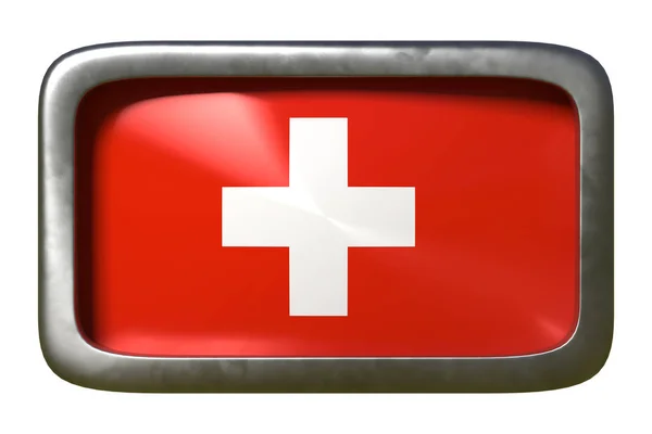 Switzerland flag sign — Stock Photo, Image