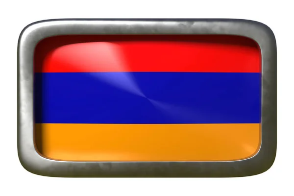 Armenia Bandera Firma — Foto de Stock