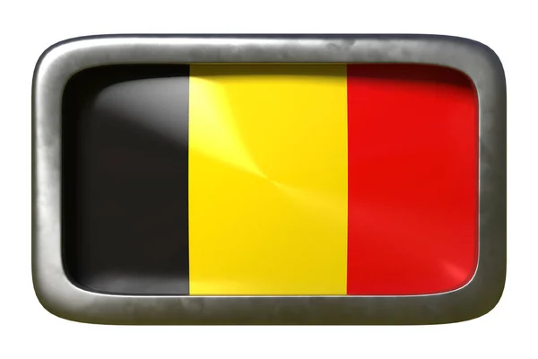 Belgisches Fahnenschild — Stockfoto