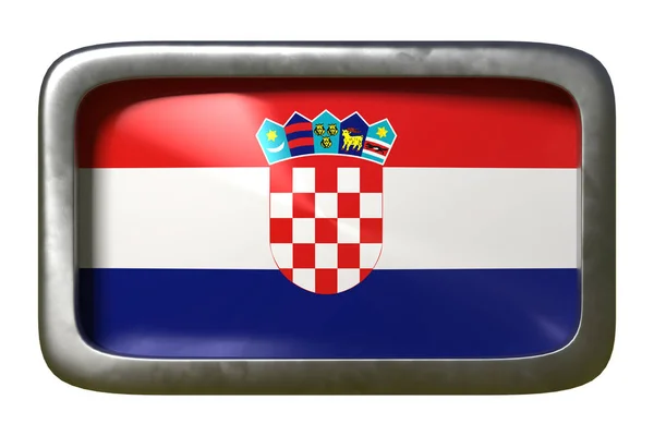 Σημάδι σημαία της Κροατίας — Φωτογραφία Αρχείου