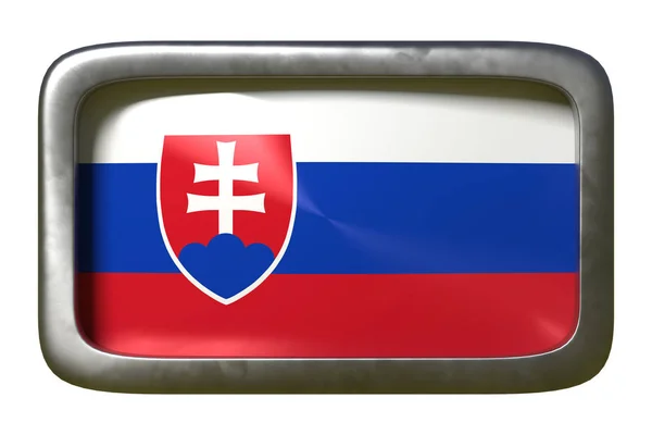 슬로바키아 국기 표지판 — 스톡 사진