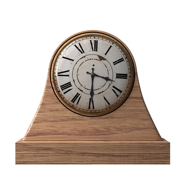 Viejo reloj de madera — Foto de Stock