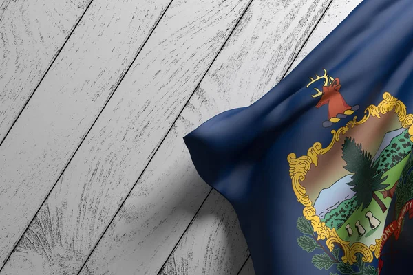 Flagge des Bundesstaates Vermont — Stockfoto