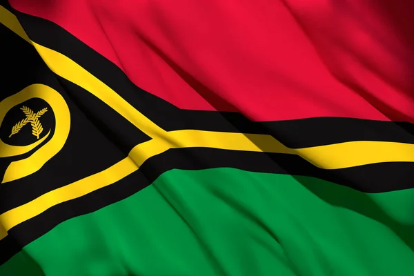 Bandiera Repubblica di Vanuatu — Foto Stock