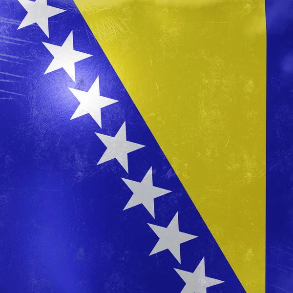 Bandera de Bosnia y Herzegovina icono —  Fotos de Stock