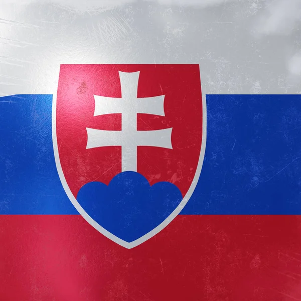 Slovakien flaggikonen — Stockfoto