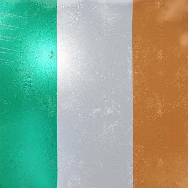 Irlandia flaga ikona — Zdjęcie stockowe