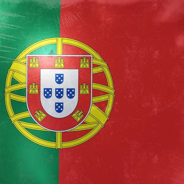 Portugalia flaga ikona — Zdjęcie stockowe