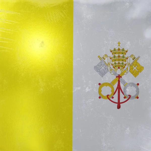 Bandera del Vaticano icono — Foto de Stock