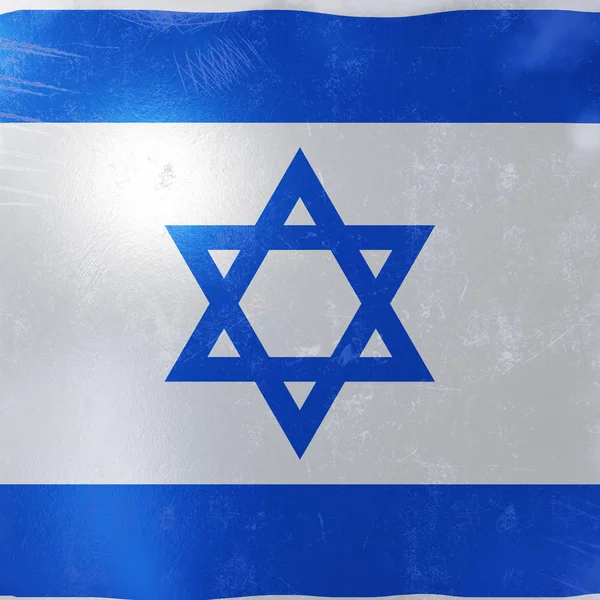 Het pictogram van de vlag van Israël — Stockfoto