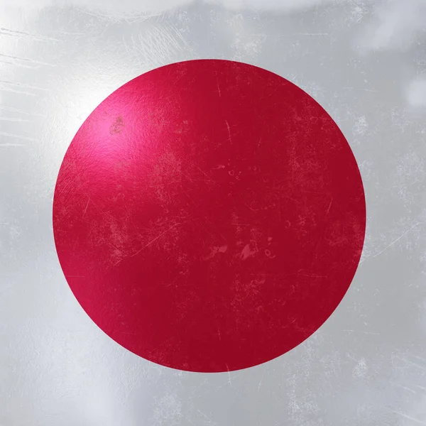 Значок японского флага — стоковое фото