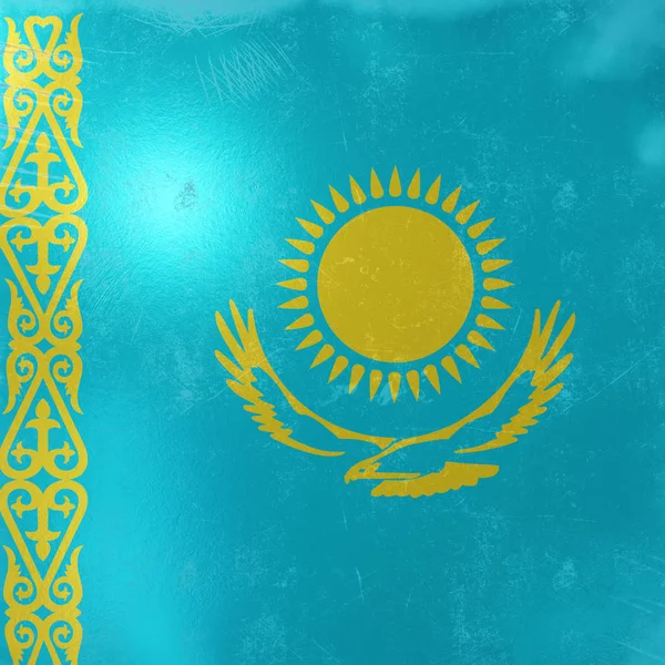 Kazakistan Icona della bandiera — Foto Stock