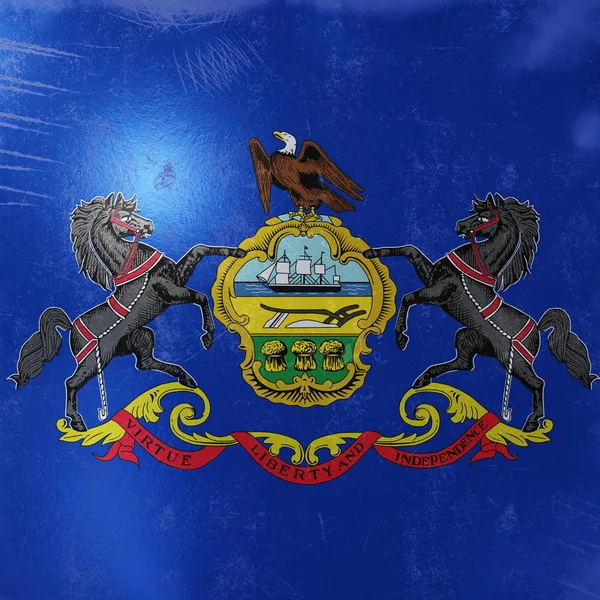 Icono de bandera del estado de Pennsylvania —  Fotos de Stock