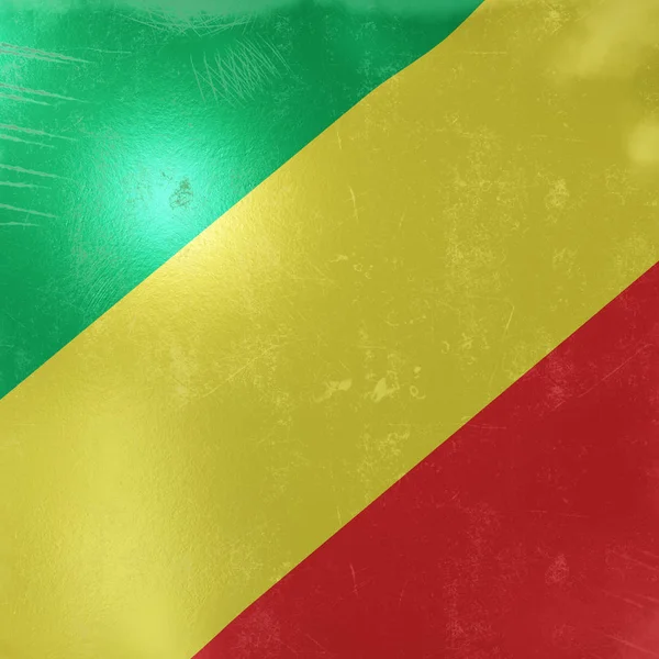 Значок прапорця Конго — стокове фото