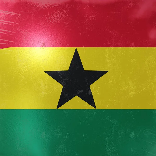 Значок флага Ганы — стоковое фото